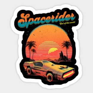 Space Rider Sticker